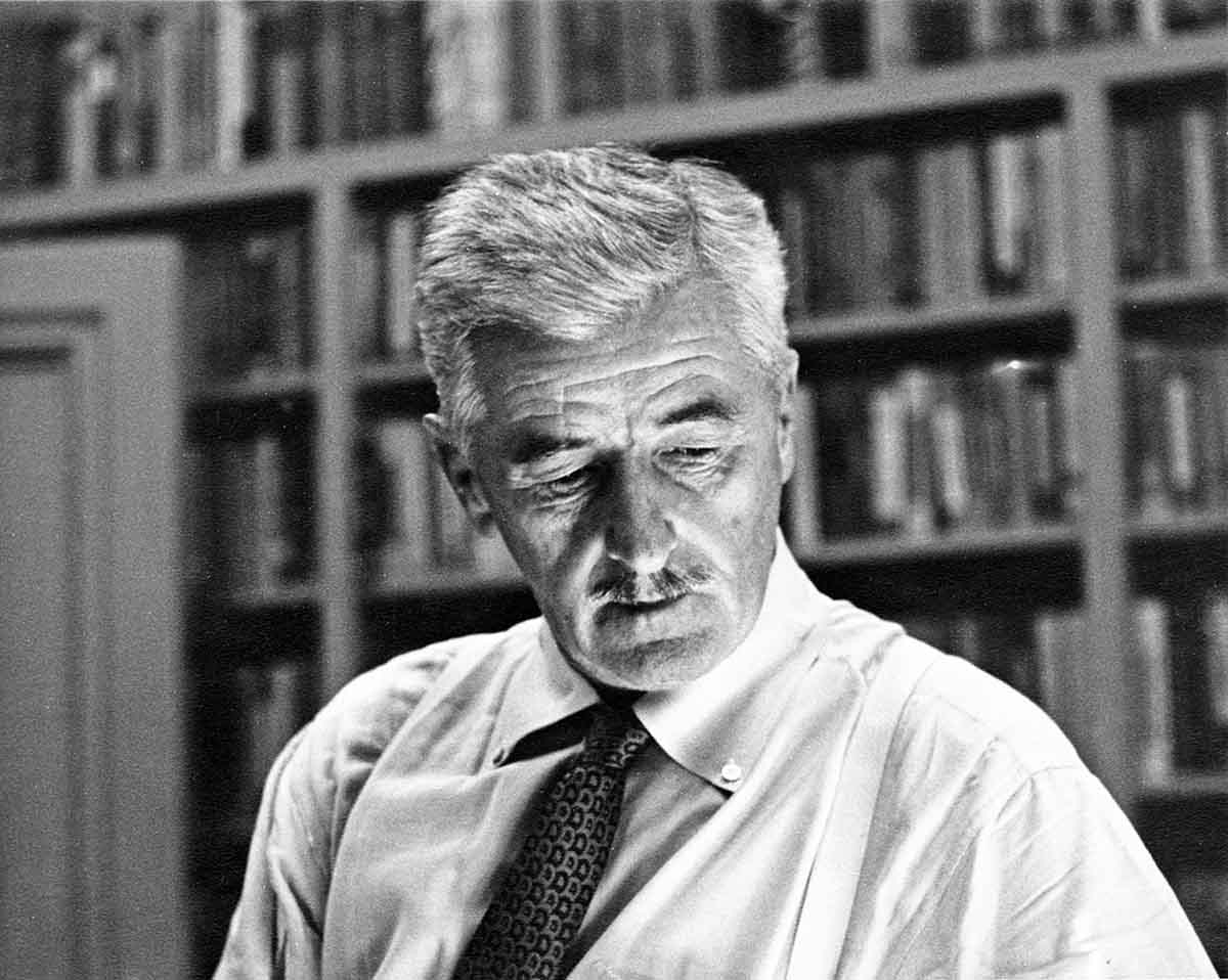 William Faulkner by Phyllis Cerf, courtesy Christopher and Jonathan Cerf.